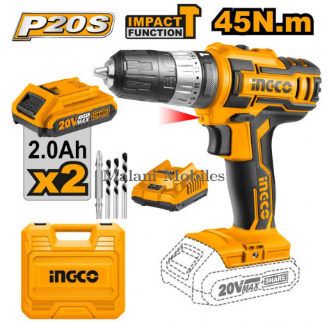 20V Compact Brushless Cordless Impact Drill